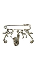 Saxophone brooch for sale  Delivered anywhere in UK