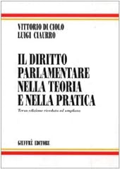 Diritto parlamentare nella usato  Spedito ovunque in Italia 