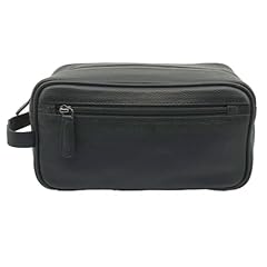 Leather toiletry bag for sale  Delivered anywhere in UK