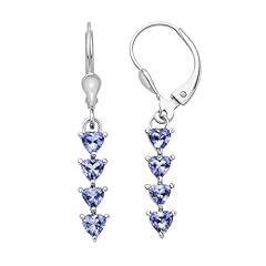 Blue tanzanite earrings for sale  Delivered anywhere in USA 