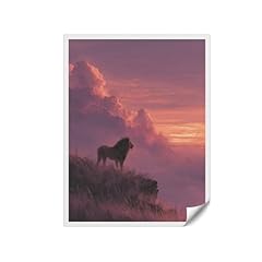 Avphdtbk unframed lion for sale  Delivered anywhere in USA 
