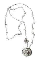 Collana donna acciaio usato  Spedito ovunque in Italia 