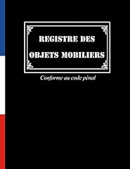 Registre objets mobiliers d'occasion  Livré partout en France