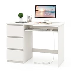 Tangkula white desk for sale  Delivered anywhere in USA 