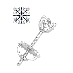1ct moissanite stud for sale  Delivered anywhere in UK
