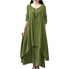 Women linen tunics for sale  Delivered anywhere in USA 