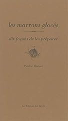 Marrons glacés façons d'occasion  Livré partout en Belgiqu