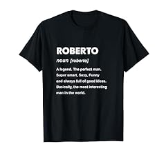 Nome roberto maglietta usato  Spedito ovunque in Italia 