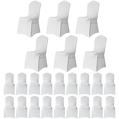 Weddecor white spandex for sale  Delivered anywhere in UK
