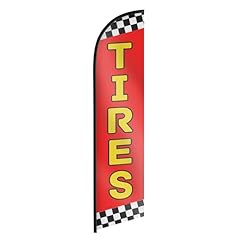 Tires feather flag for sale  Delivered anywhere in USA 