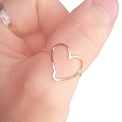 Minimalist heart ring for sale  Delivered anywhere in USA 