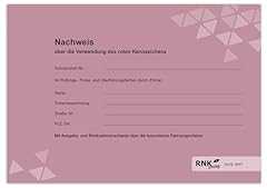 Rnkverlag 3117 nachweisheft gebraucht kaufen  Wird an jeden Ort in Deutschland