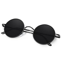 KANASTAL Round Black Polarized Sunglasses for Men Women for sale  Delivered anywhere in Canada