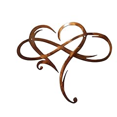 Infinity heart metal for sale  Delivered anywhere in UK