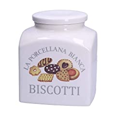 Porcellana bianca biscottiera usato  Spedito ovunque in Italia 
