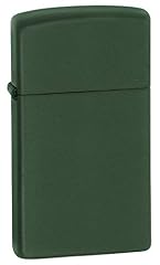 Zippo slim green for sale  Delivered anywhere in USA 