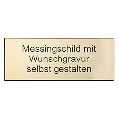 Messingschild gravur schild gebraucht kaufen  Wird an jeden Ort in Deutschland