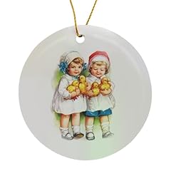 Circle porcelain ornament for sale  Delivered anywhere in USA 