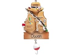 Uniqxmas personalized fisherma for sale  Delivered anywhere in USA 