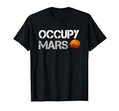 Occupy mars shirt usato  Spedito ovunque in Italia 