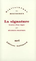 Signature genèse signe d'occasion  Livré partout en France