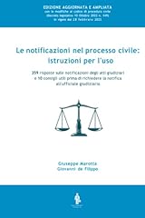 Notificazioni nel processo usato  Spedito ovunque in Italia 