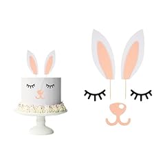 Bunny cake topper for sale  Delivered anywhere in USA 