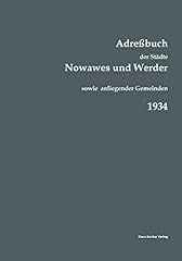 Adreßbuch städte nowawes gebraucht kaufen  Wird an jeden Ort in Deutschland