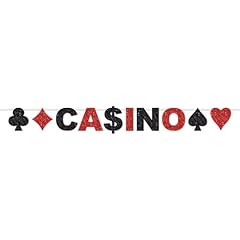 Beistle glittered casino for sale  Delivered anywhere in USA 