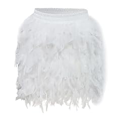 Women feather skirts for sale  Delivered anywhere in UK
