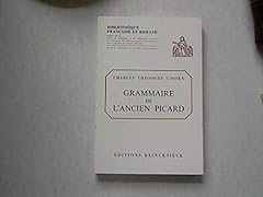 Grammaire ancien picard... d'occasion  Livré partout en France
