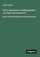 Notice historique bibliographi usato  Spedito ovunque in Italia 