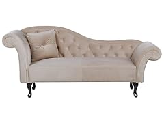 Chaiselongue samt beige gebraucht kaufen  Wird an jeden Ort in Deutschland