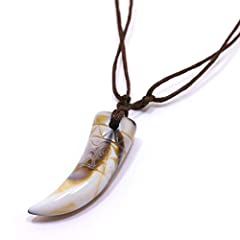 Tooth necklace faux for sale  Delivered anywhere in USA 