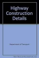Highway construction details for sale  Delivered anywhere in UK