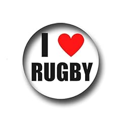 Love rugby pin for sale  Delivered anywhere in UK