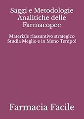 Saggi metodologie analitiche usato  Spedito ovunque in Italia 