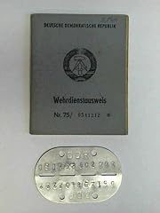 Wehrdienstausweis nr. 0541212. gebraucht kaufen  Wird an jeden Ort in Deutschland