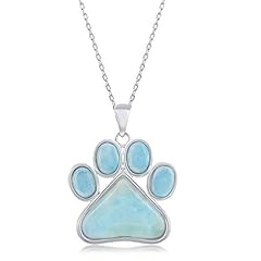 Larimar paw print for sale  Delivered anywhere in USA 