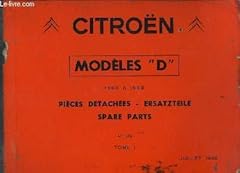 Album citroën modèles d'occasion  Livré partout en France