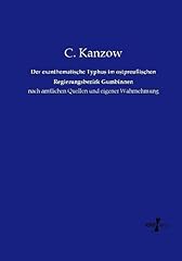 Exanthematische typhus stpreu� gebraucht kaufen  Wird an jeden Ort in Deutschland