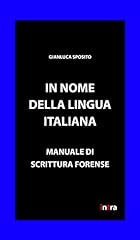 Nome della lingua usato  Spedito ovunque in Italia 