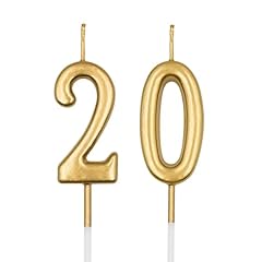 20th birthday candles for sale  Delivered anywhere in USA 
