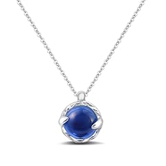 Circle sapphire necklace for sale  Delivered anywhere in UK