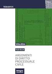 Argomenti diritto processuale usato  Spedito ovunque in Italia 