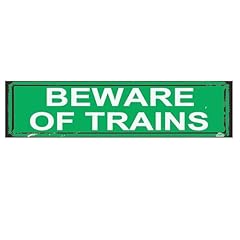 Panneau beware trains d'occasion  Livré partout en France