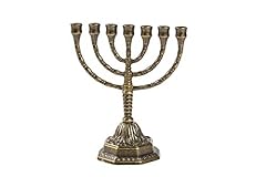 Candelabro ebraico ottone usato  Spedito ovunque in Italia 