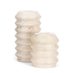WORHE Candle Holders True Natural Travertine Stone for sale  Delivered anywhere in USA 