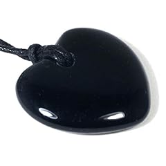 Crystalage obsidian heart for sale  Delivered anywhere in UK