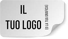 100 adesivi personalizzabili usato  Spedito ovunque in Italia 